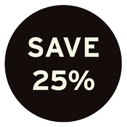 Save 25%